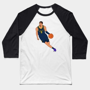 Tyrese Haliburton Dribble Minimal Baseball T-Shirt